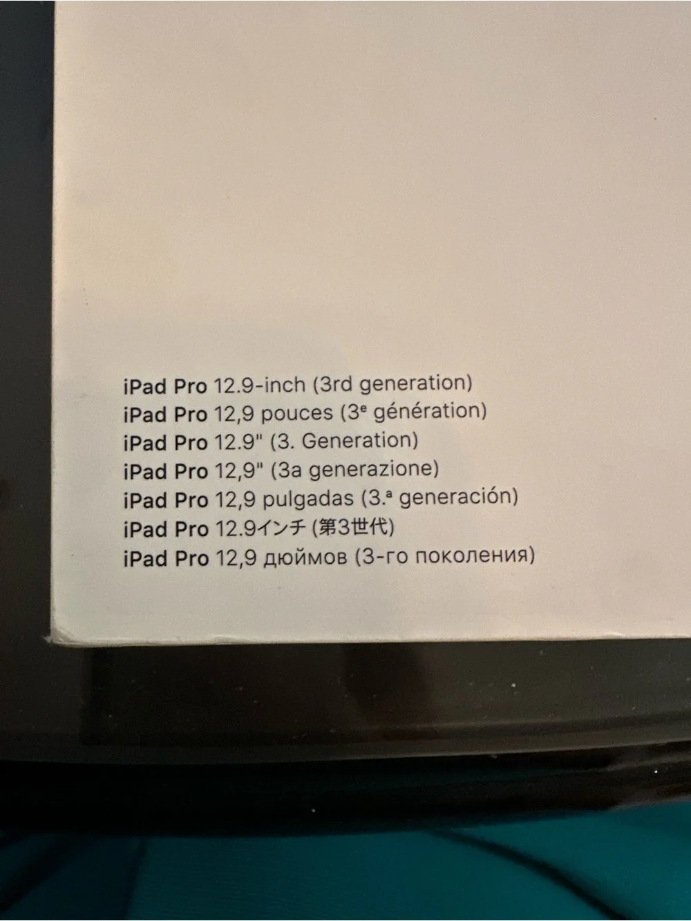 Apple iPad Pro 12.9 3rd Gen Smart Folio Case White Flaw
